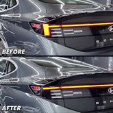 Tail Light Brake Signal Pre-Cut Overlay Black Out V1 for 2024+ Sonata